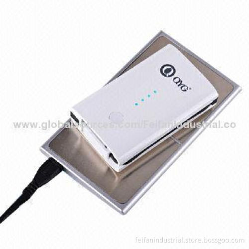 5000mAh wireless power bank, 5V DC/1A input power supply